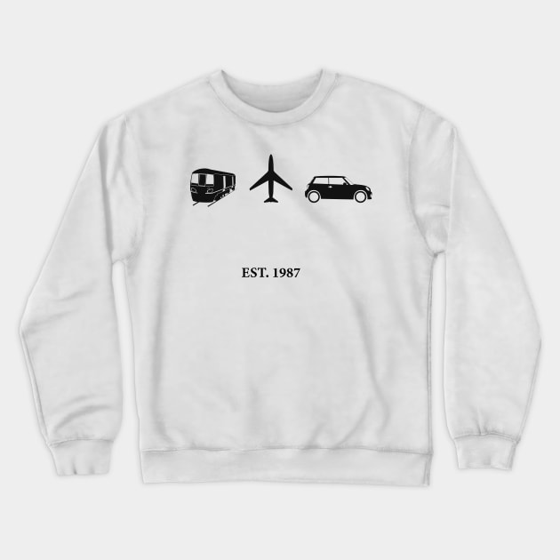 Planes Trains And Automobiles Crewneck Sweatshirt by Tamie